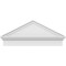 Ekena Millwork Peaked Cap Smooth Architectural PVC Combination Pediment, 36"W x 15-7/8"H x 2-3/4"P (Pitch 6/12) PEDPC036X160PKC00 - alternate 6